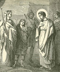 Saint Frumentius who was Born in the city of Tyre, Eastern Roman Empire, in the early 4th century was the first Bishop of Aksum and is credited with bringing Christianity to the Aksumite Kingdom.